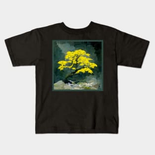 Japanese yellow maple Kids T-Shirt